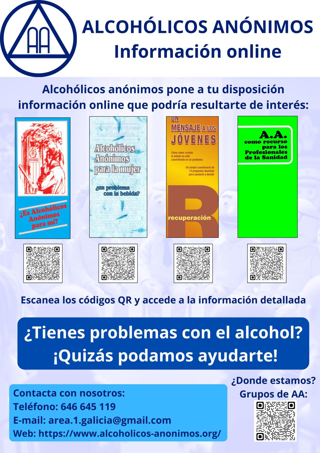 Información Alcohólicos Anónimos